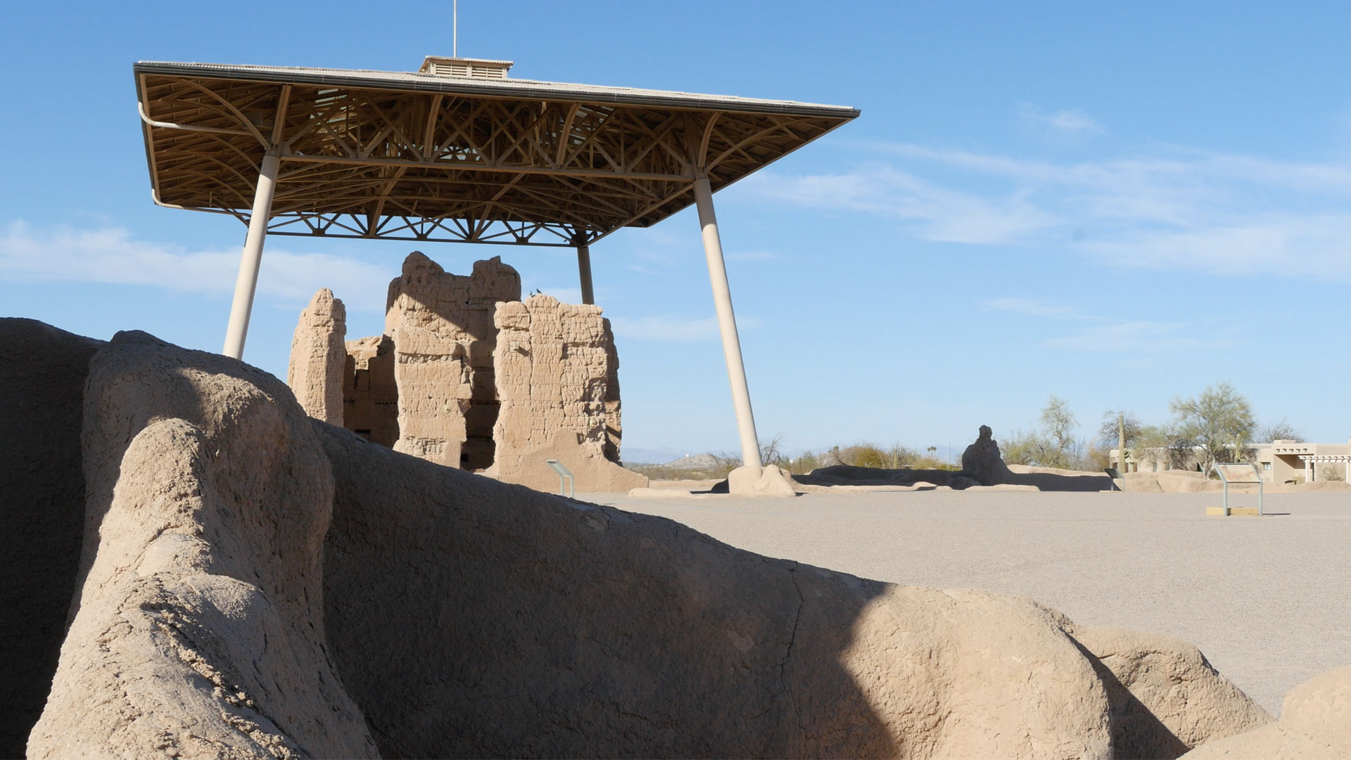 Casa Grande Ruins National Monument in Coolidge Arizona