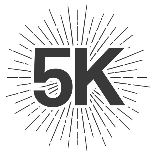 5K Running Icon